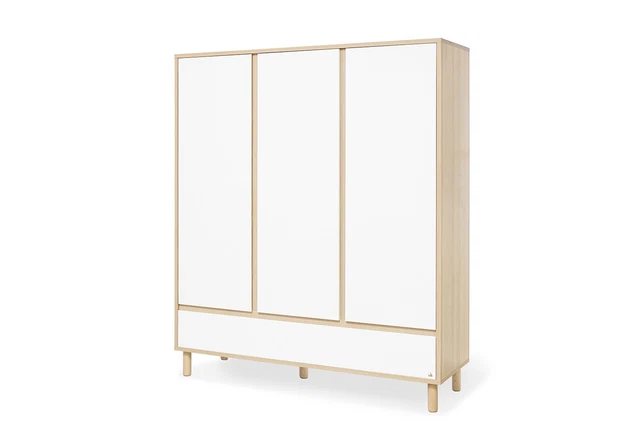 Pinolino Kleiderschrank FLOW (BHT 155x185x55 cm) BHT 155x185x55 cm weiß