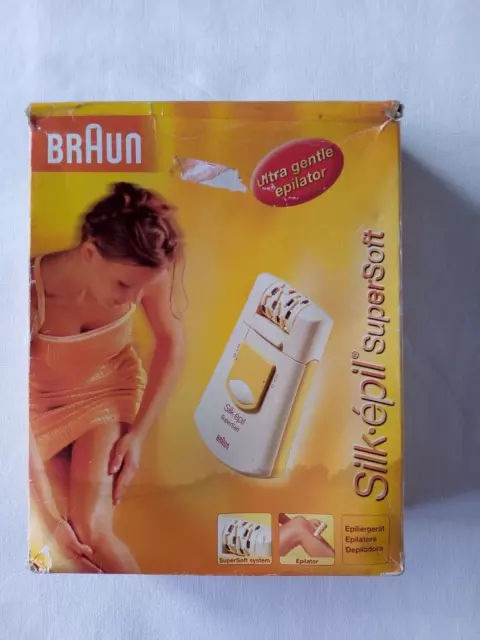 Braun Silk-épil Legs Epilator Supersoft 5303 Complete in Original Box