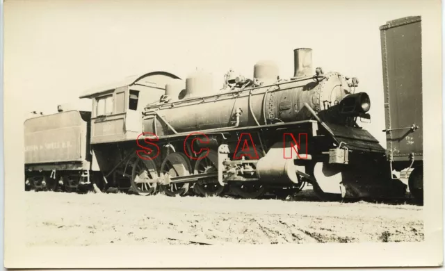 2G273 Rp 1936 Kansas & Sidell Railroad 280 Loco #200 Hume Il