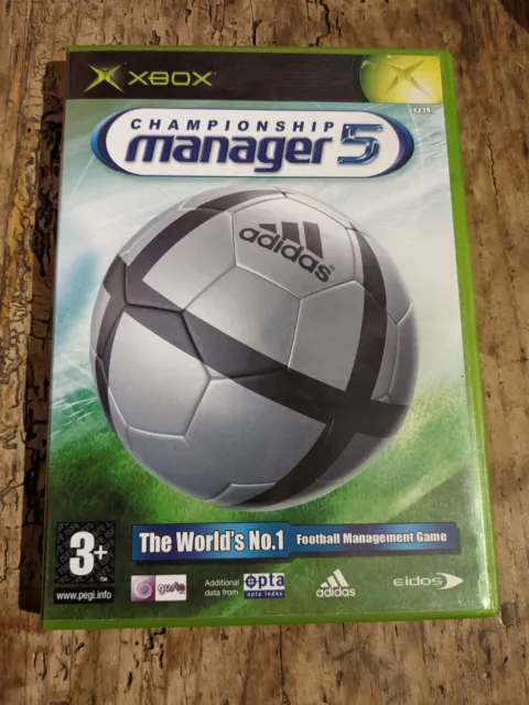 Championship Manager 5 (Microsoft Xbox, 2005) - Complete with manual