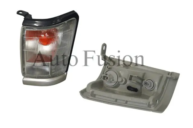 Corner Light Left Side Black/Silver Edge For Toyota Hilux Rn14#/Ln16# 1997-2001