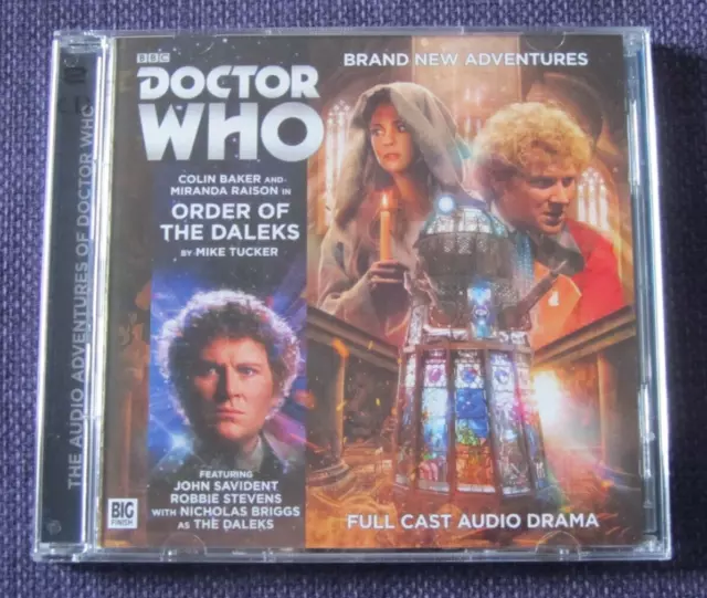 Doctor Who Big Finish Audio Drama Order of the Daleks 2 x CD Sixth Dr No 218