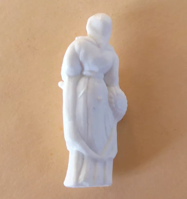 Haba De Plástico Antigua - Una Mujer Con Una Ganso
