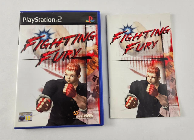 FIGHTING FURY PLAYSTATION 2 PS2 NO GAME Cover Art & Manual (G14) 8