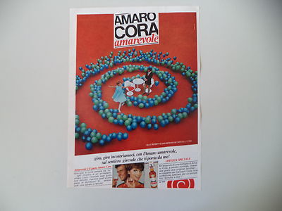 advertising Pubblicità 1978 AMARO CORA 