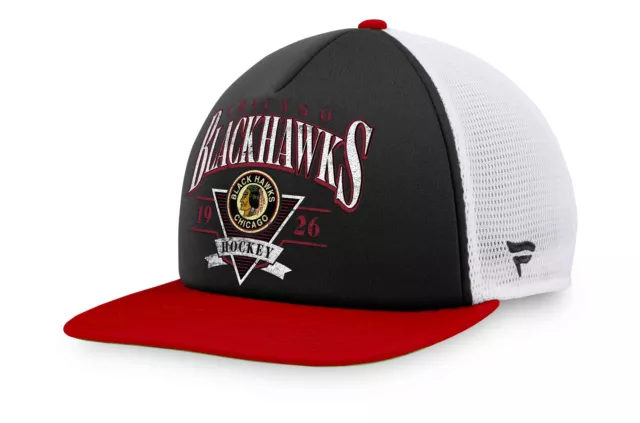 Fanatics - NHL Chicago Blackhawks True Classic Foam Front Trucker Snapback Cap