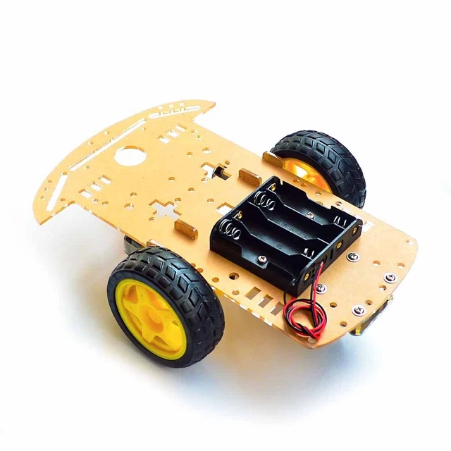 2WD Smart Robot Car Chassis Kit/Speed Encoder Battery 2 Motor Tracing Trolley