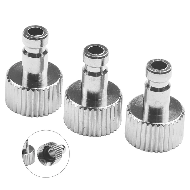 Adaptateur coupleur masculin précis G1/8 BSP pour raccordements aérographe et
