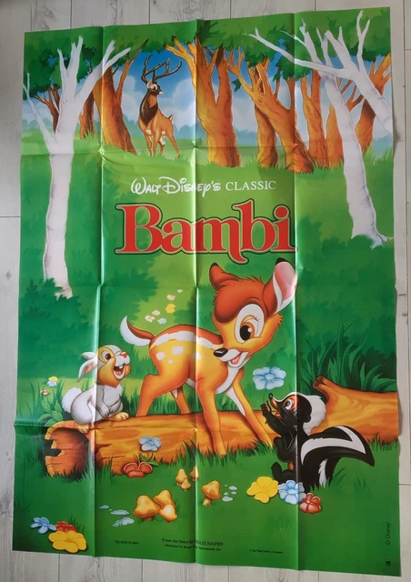 AFFICHES ORIGINALES CINÉMA Dessin Animé Animation WD Movie Poster ...