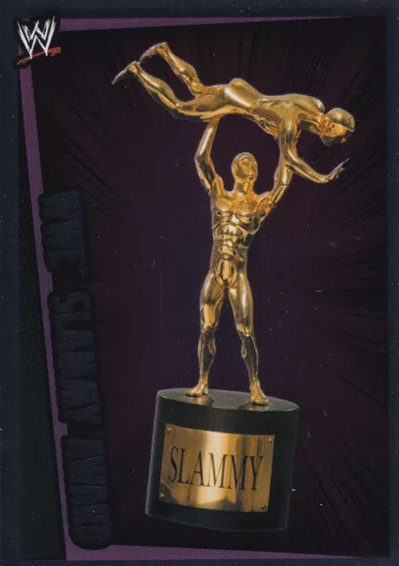 2011 Topps WWE Slammy Award Foil Slam Attax Rumble NM