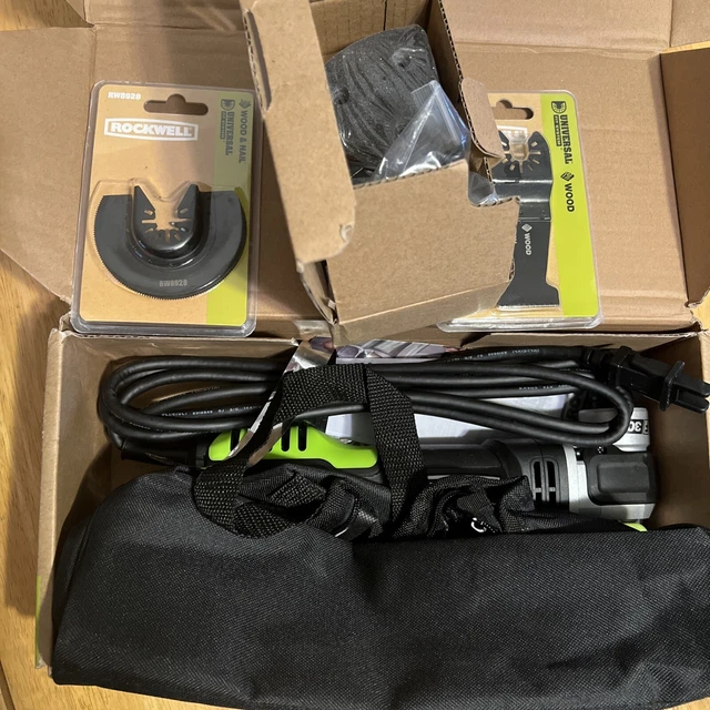 Rockwell Sonicrafter Oscillating Multi-Tool 32 piece Kit ~ NEW!!