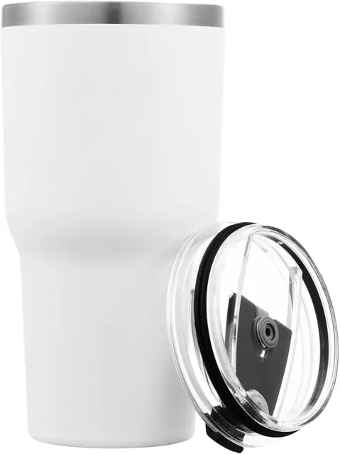30oz Tumbler Stainless Steel with Lid and Straw Vacuum Insulated Travel mug Cup