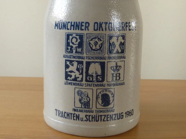 Oktoberfest Bierkrug 2025 München - Limitierte Auflage Mit Zinnfigur