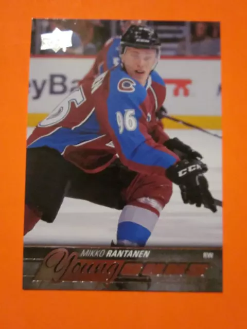 2015-2016 Upper Deck Series 1 YOUNG GUNS Rookie/RC Avalanche Mikko Rantanen #206