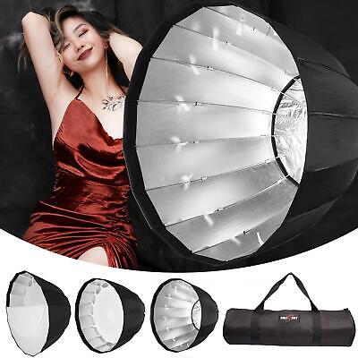 Easy Open 120cm Softbox Ombrello Griglia a nido d'ape bellezza Rapid Box Bowens S Fit UK 
