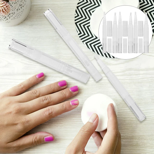 6 Stück Nagelölstifte, Lipgloss-Behälter, leere Nagelölstifte,