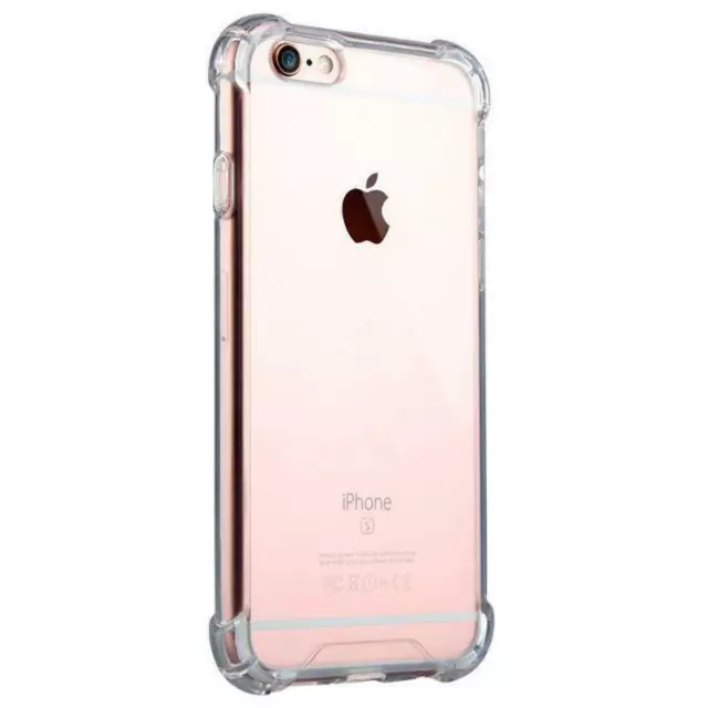 For Apple iphone 7 11 13 14 15 Pro Luxury Shockproof Anti Back Clear Case Cover