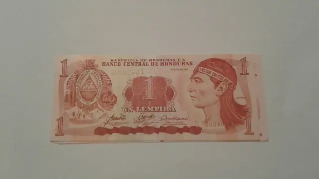 ----1-Billet--1--Lempiras--2012--Honduras-----BILLET---NEUF---