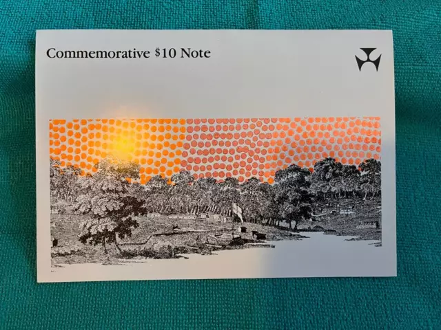 1988 Commemorative Australia $10 Note in Folder