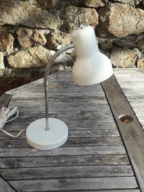 Lampe de bureau vintage blanche en métal Funiculi - Réf. 17020324