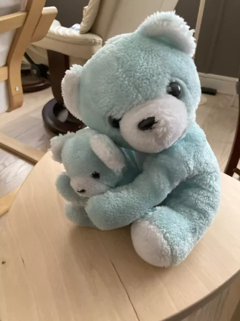 Peluche enfant Maman Ours et son bébé Ourson