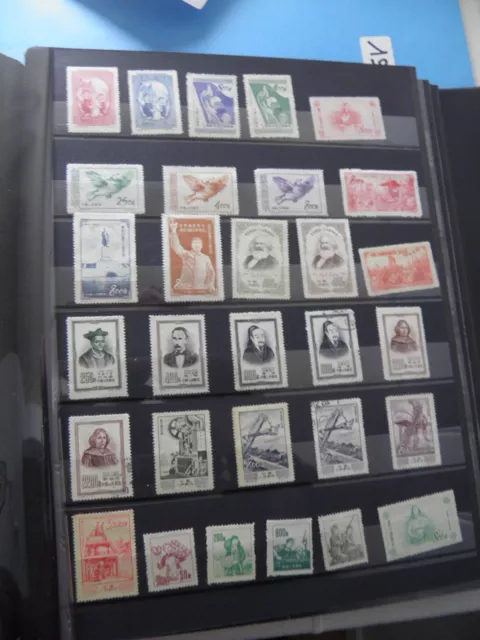 China Celebrities Peace dove Army Industry Stalin etc..  30 STAMPS SEE  PHOTO