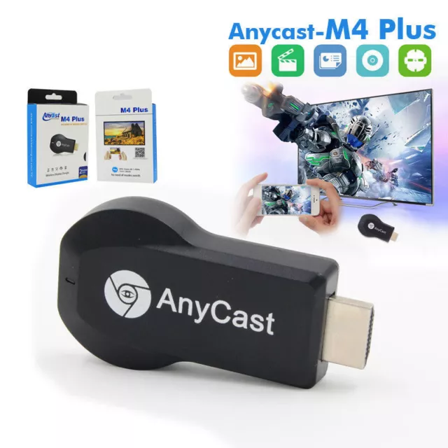 ANYCAST M4 PLUS WiFi Affichage Dongle Récepteur Airplay Miracast'HDMI TV  DLNA BH EUR 10,15 - PicClick FR