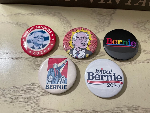Bernie Sanders Presidential Campaign Button lot of 5 Different 2020 New