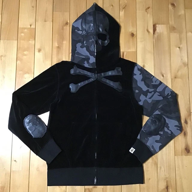Mastermind Bape Hoodie Size Skull Full Zip Mmj Camo Bathing Ape