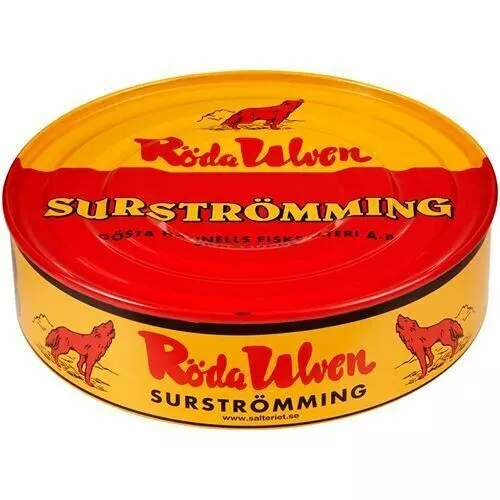 Röda Ulven Surstromming il più delizioso piatto svedese per veri buongustai, 300g
