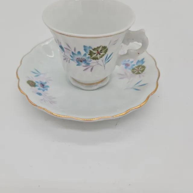 Ensemble De Tasse Et Sous-tasse À Café Porcelaine China Ancien Vintage