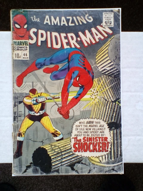 Amazing Spider-Man 46 (1967) Origin & 1st App of The Shocker
