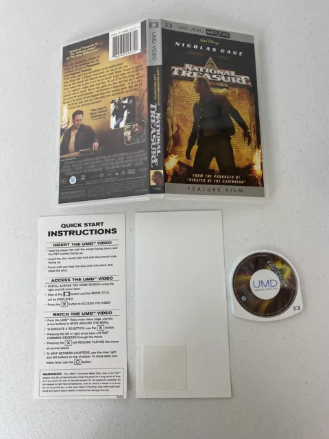 National Treasure (UMD, Sony PlayStation PSP 2005) Complete CIB w/Case & Insert National Treasure (UMD, Sony PlayStation PSP 2005) Complete CIB w/Case & Insert