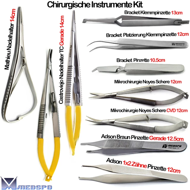 Chirurgische Schere Castroviejo, Runder Griff, 150 Mm - -Shop