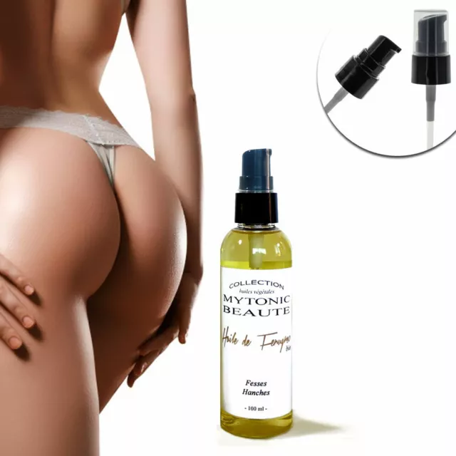 Huile Fenugrec fessier bio pour grossir fesses hanches naturellement 100ml