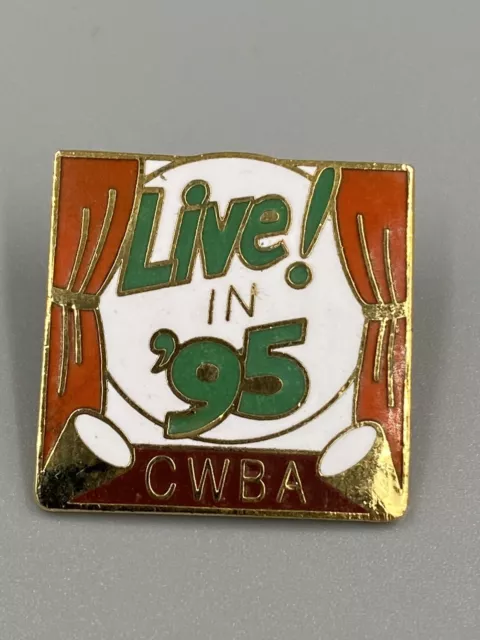 Vintage - Live! In '95 CWBA  - Orange County, California   - Bowling Lapel Pin