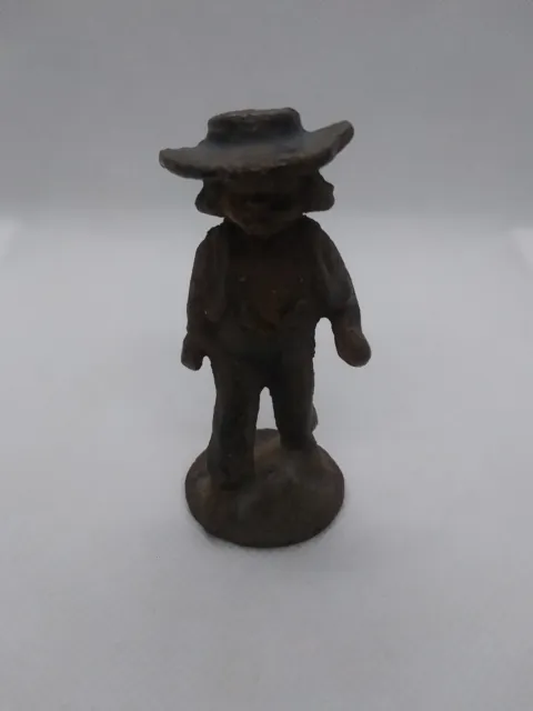 VINTAGE CAST IRON Boy With Hat Figure $14.99 - PicClick