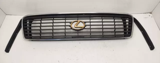 Oem 1995-1997 Lexus Ls400 Front Radiator Hood Grille Grill W/ Emblme Gold