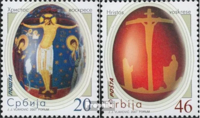 Serbia 183-184 (completa edizione) MNH 2007 Pasqua