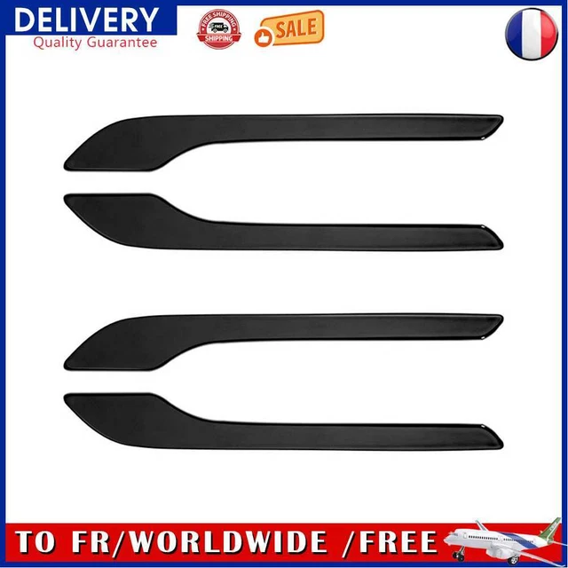 4pcs Car Door Handle Wrap Cover Stickers for Tesla Model 3 Y 2021 (Black)