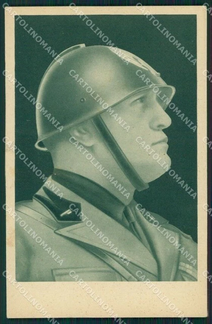 Fascismo Benito Mussolini cartolina QT5178