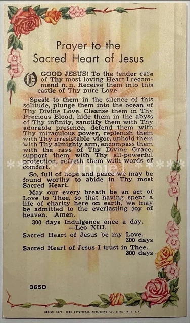 prayer-to-the-sacred-heart-of-jesus-vintage-1955-holy-devotional