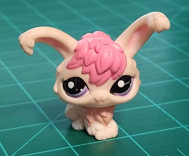Figurine Littlest Pet Shop Lapin Angora Rose #1894 - Occasion