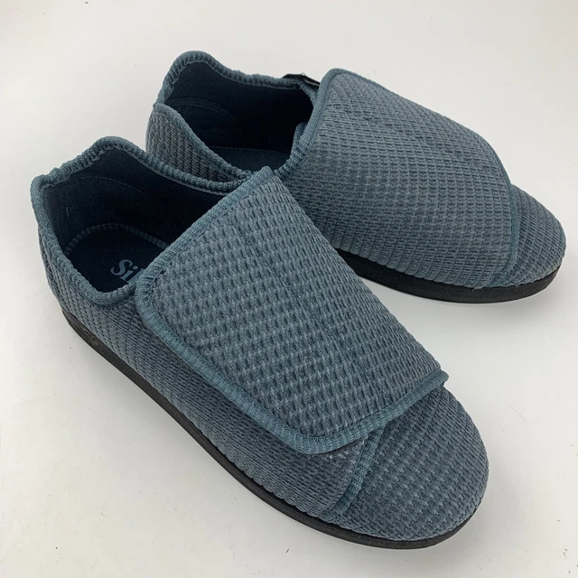 Silverts Largo Cinturino Comfort Pantofole Uomo Misura 11 Blu SV55105