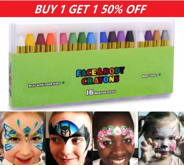 Face Paints Crayons for Children Kids, Safe to Use, Skin Friendly Hypoallergenic