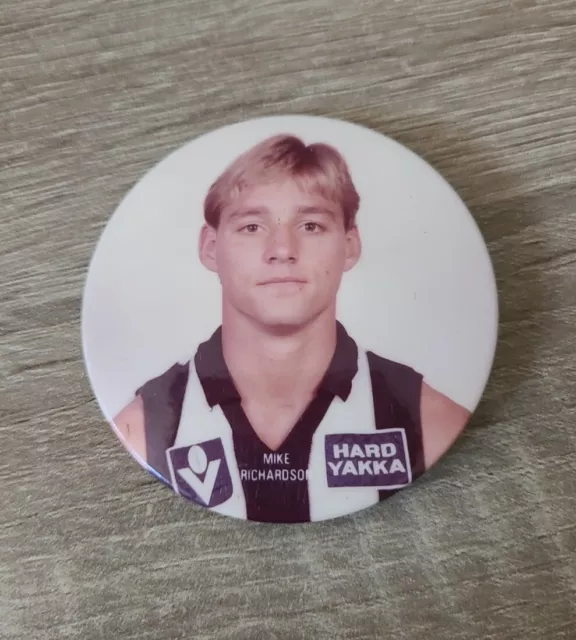 1980s Collingwood Magpies VFL/AFL Player Badge - Mike Richardson