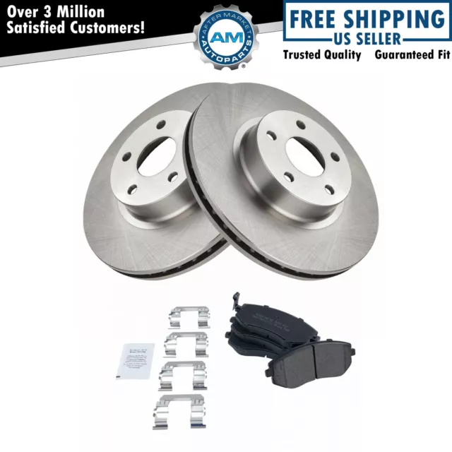 Front Premium Posi Metallic Disc Brake Pads & Rotors Kit for Subaru