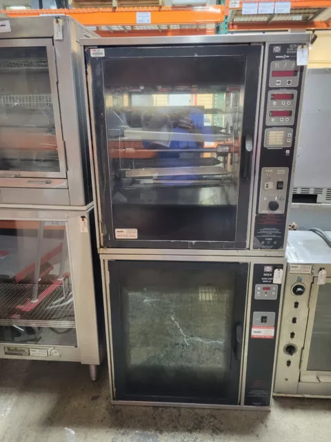 Henny Penny SCD-6 Rotisserie Base Warming Cabinet & Display Combo