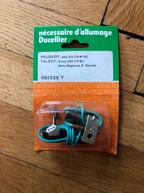 KIT RUPTEUR CONDENSATEUR Valeo Origine 582225 Pour Matra Bagheera ...