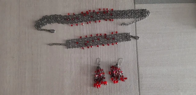 Faux Perle Parure Bijoux De Collier Et Boucles D'Oreilles Pour Femme